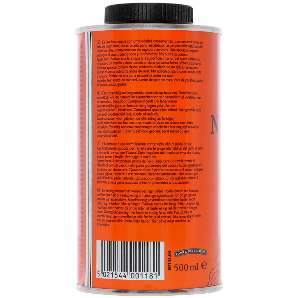 Carr & Day & Martin Aceite para Cuero V&P Neatsfood Compound