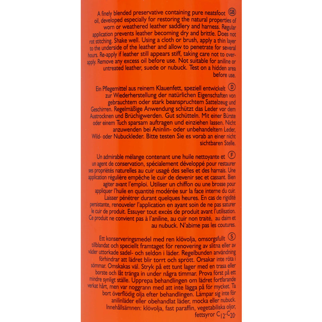 Carr & Day & Martin Aceite para Cuero V&P Neatsfood Compound
