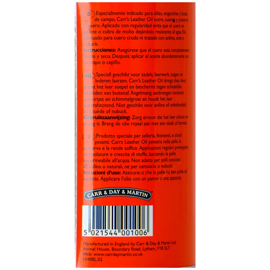 Carr & Day & Martin Aceite para Cuero Carrs Leather Oil