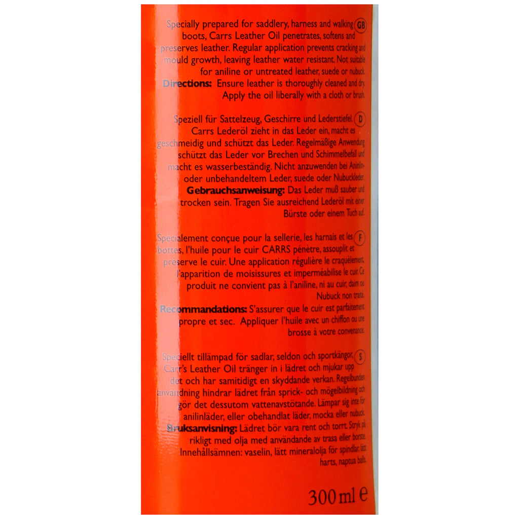 Carr & Day & Martin Aceite para Cuero Carrs Leather Oil