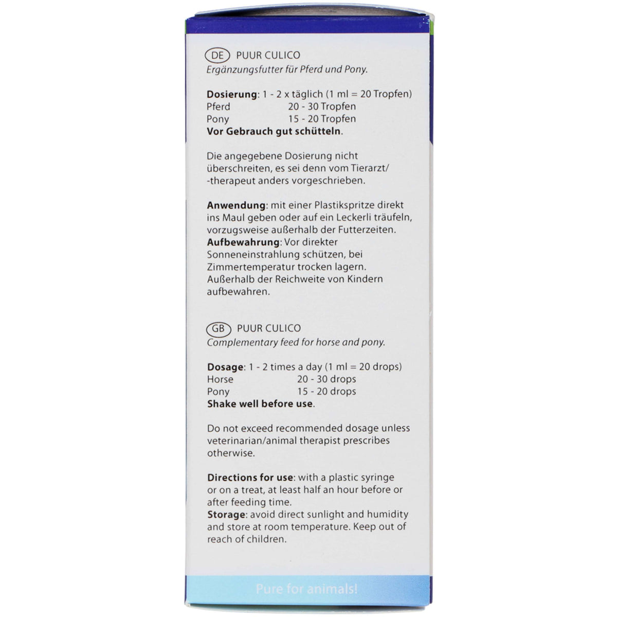 PUUR Culico Caballo y Pony