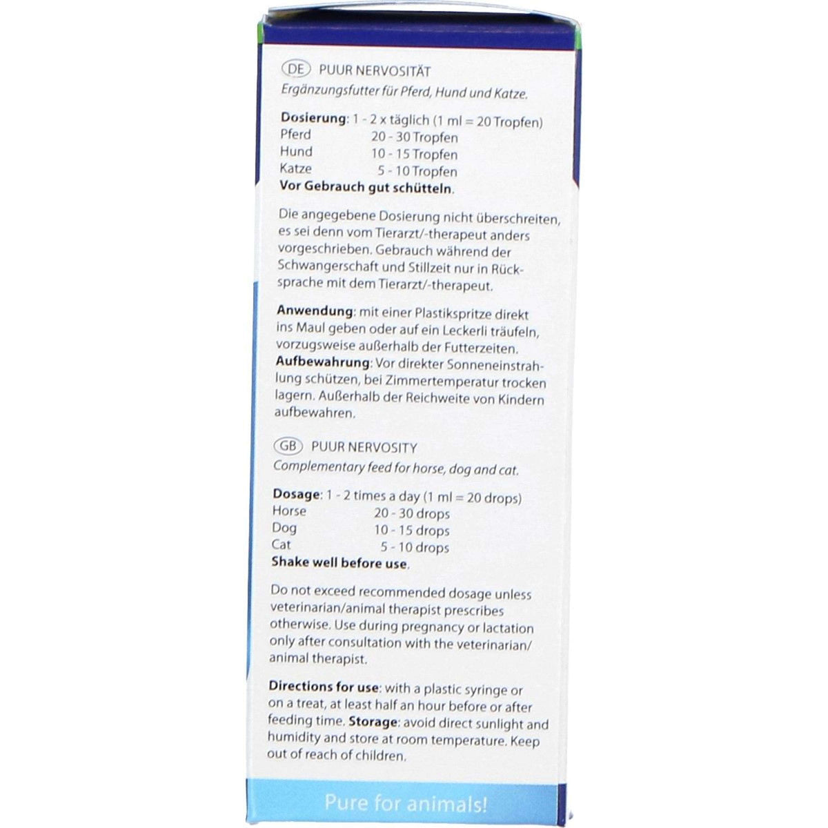 PUUR Nervios Perro/Gato/Caballo