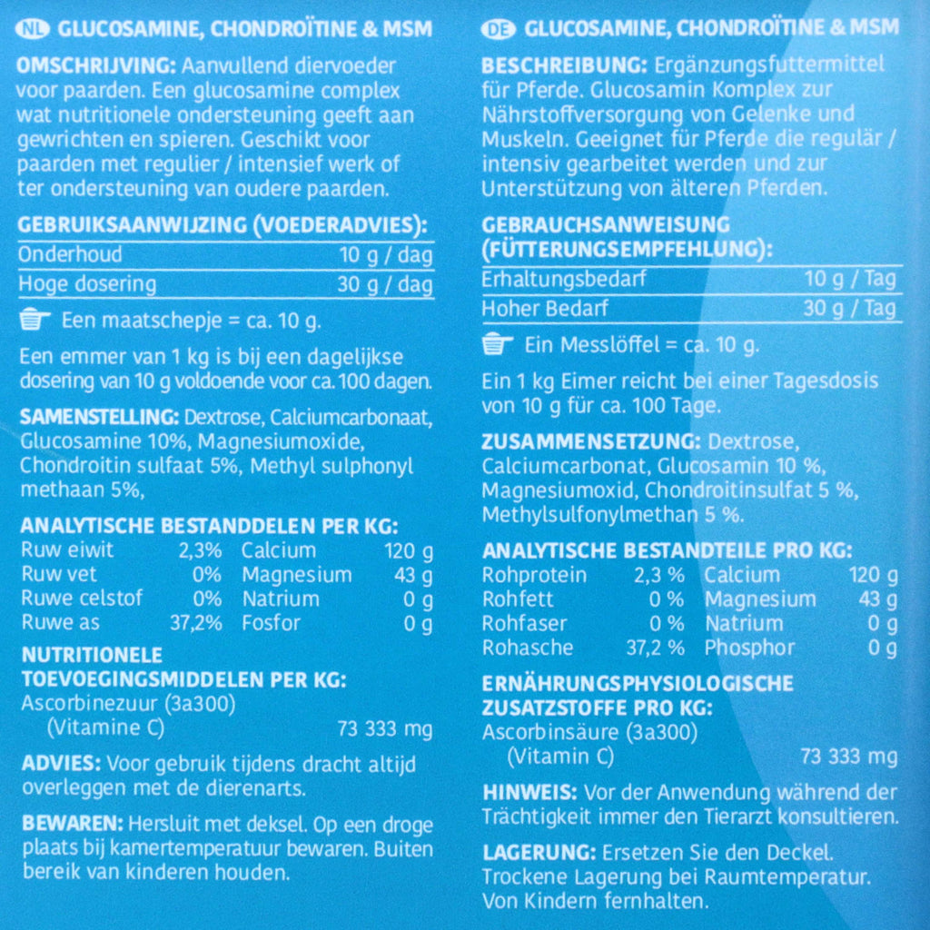 Sectolin Glucosamina Equivital Condroitina y MSM