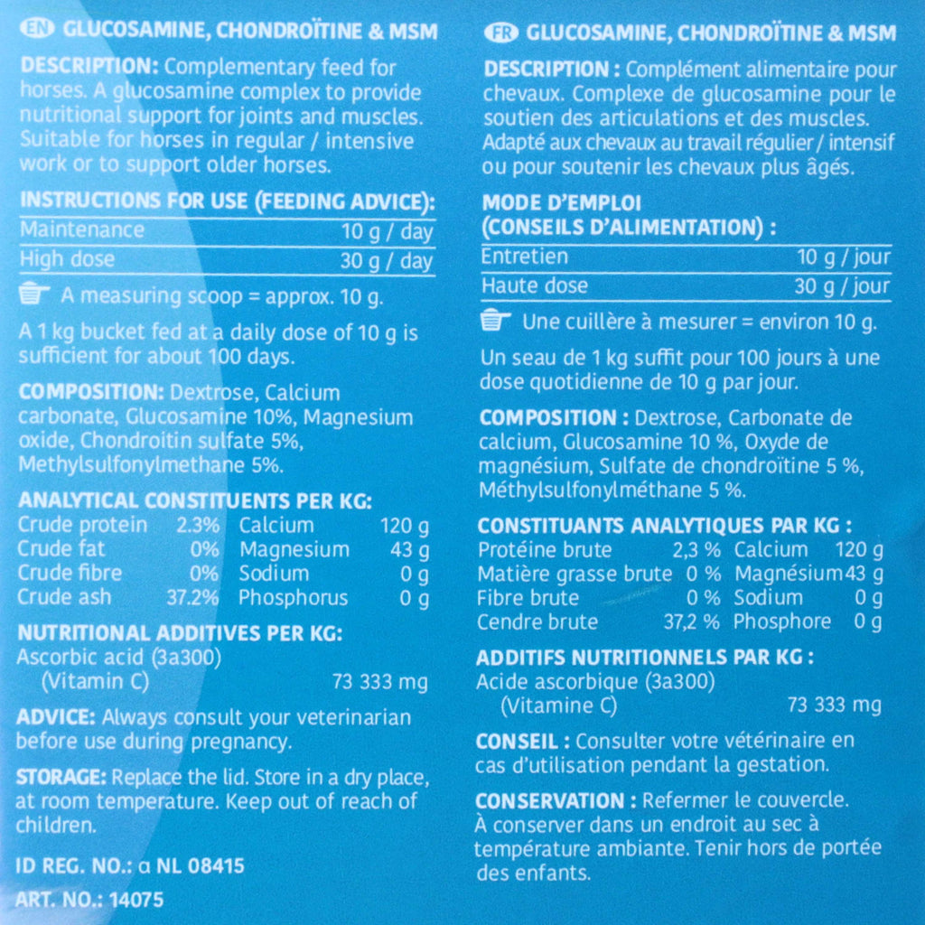 Sectolin Glucosamina Equivital Condroitina y MSM