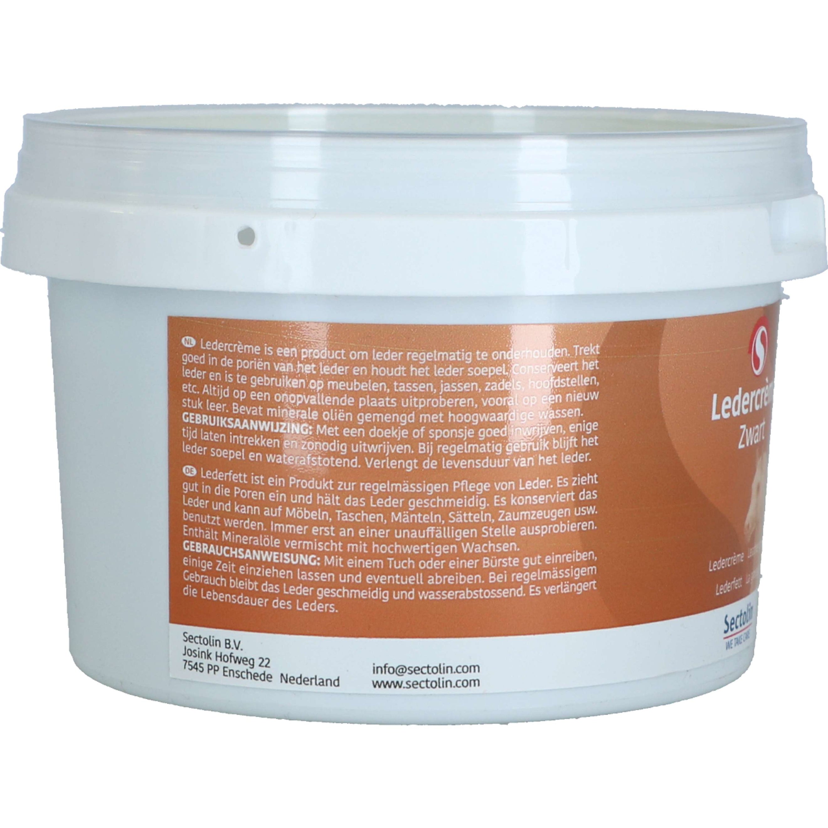 Sectolin Ledercreme Negro