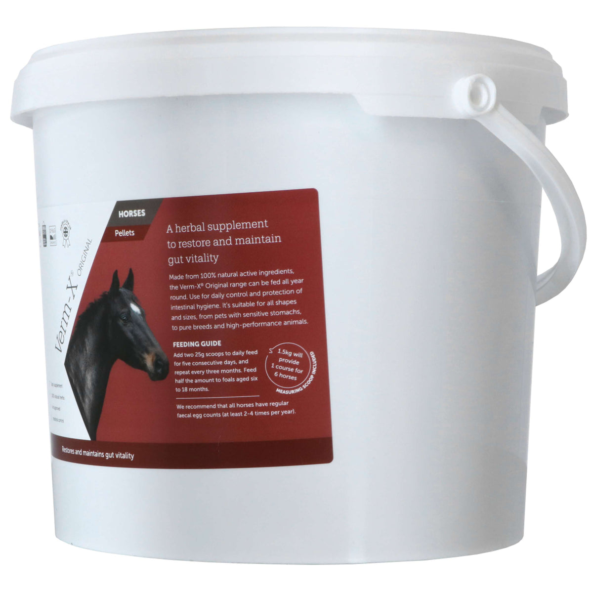 Verm-X Croquetas Extra Fuertes para Caballos