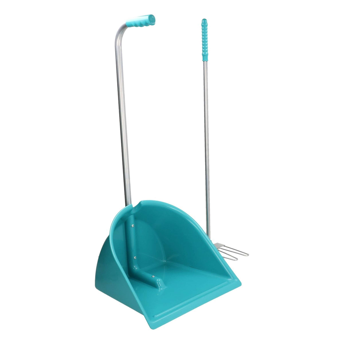 Kerbl Recogedor de excrementos Completo con Rastrillo Aguamarina