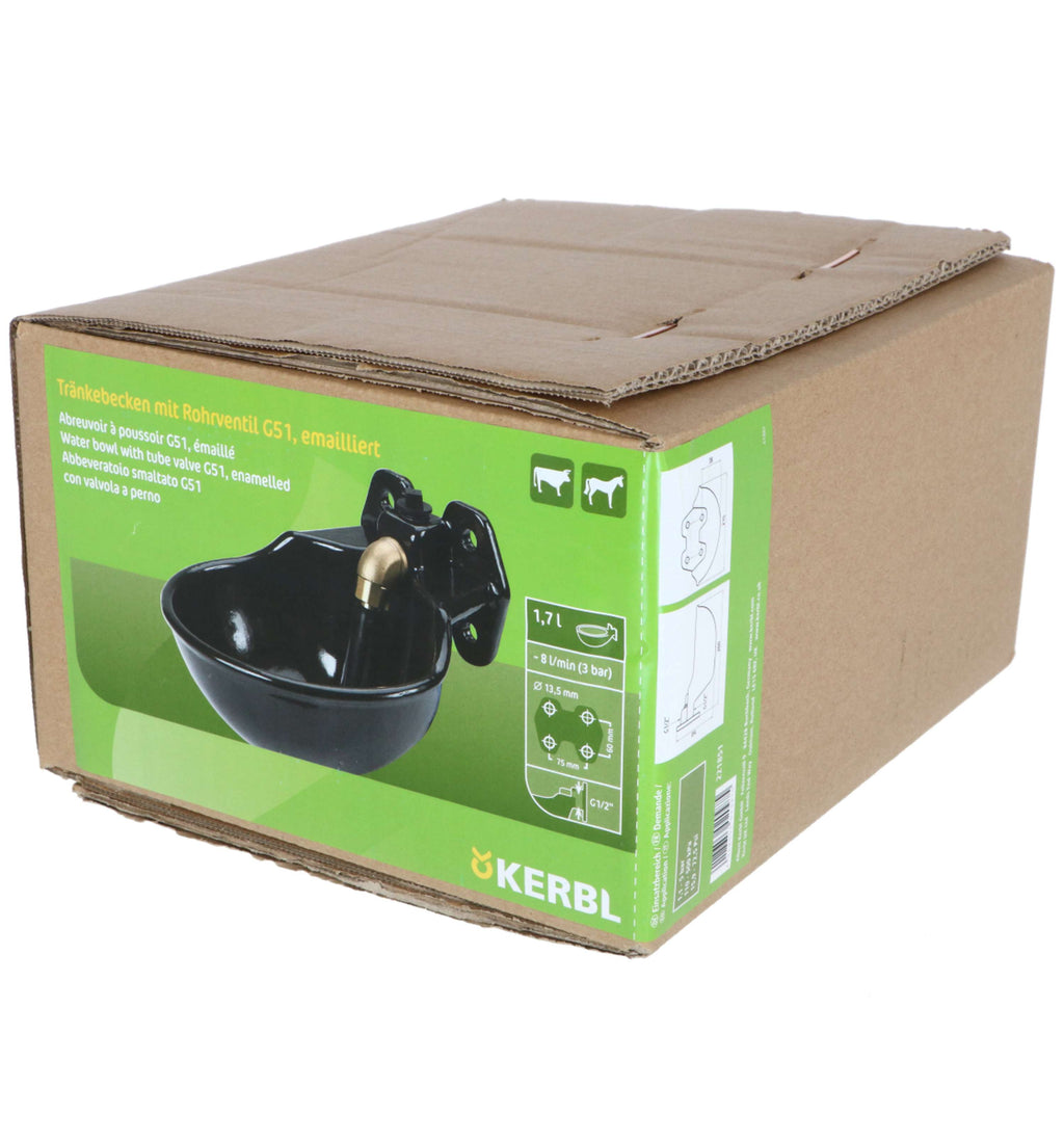 Kerbl Bebedero con Válvula Eurohorse G51