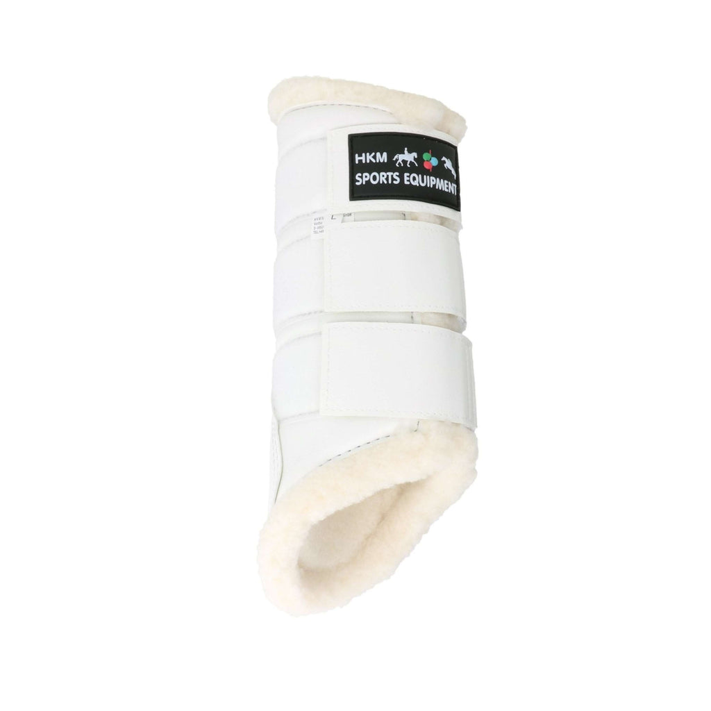 HKM Protectores de piernas Comfort Blanco