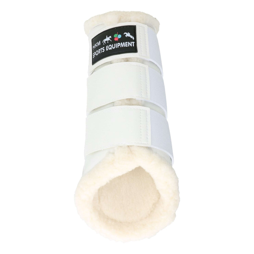 HKM Protectores de piernas Comfort Blanco