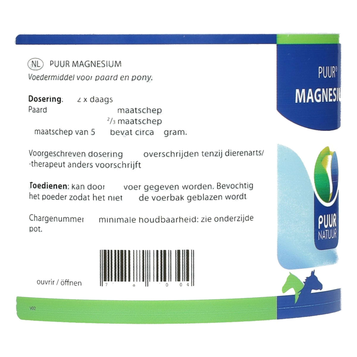 PUUR Magnesium Caballo y Pony