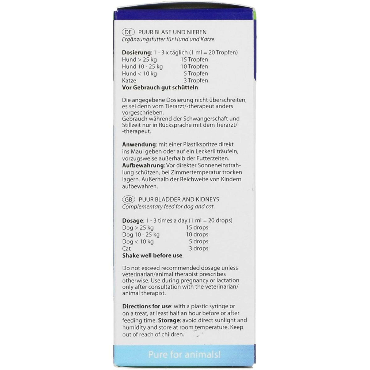 PUUR Urogeni / Vejiga y Riñones Perro e Gatto