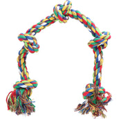 Beeztees Flossytoy Coloreado 5 Nudos Arcoiris