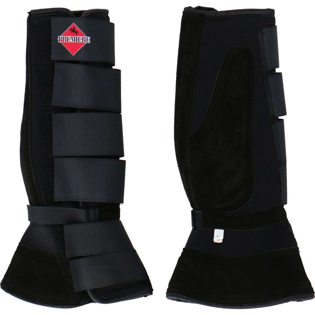 Premiere Protector de pierna y campana de salto Negro