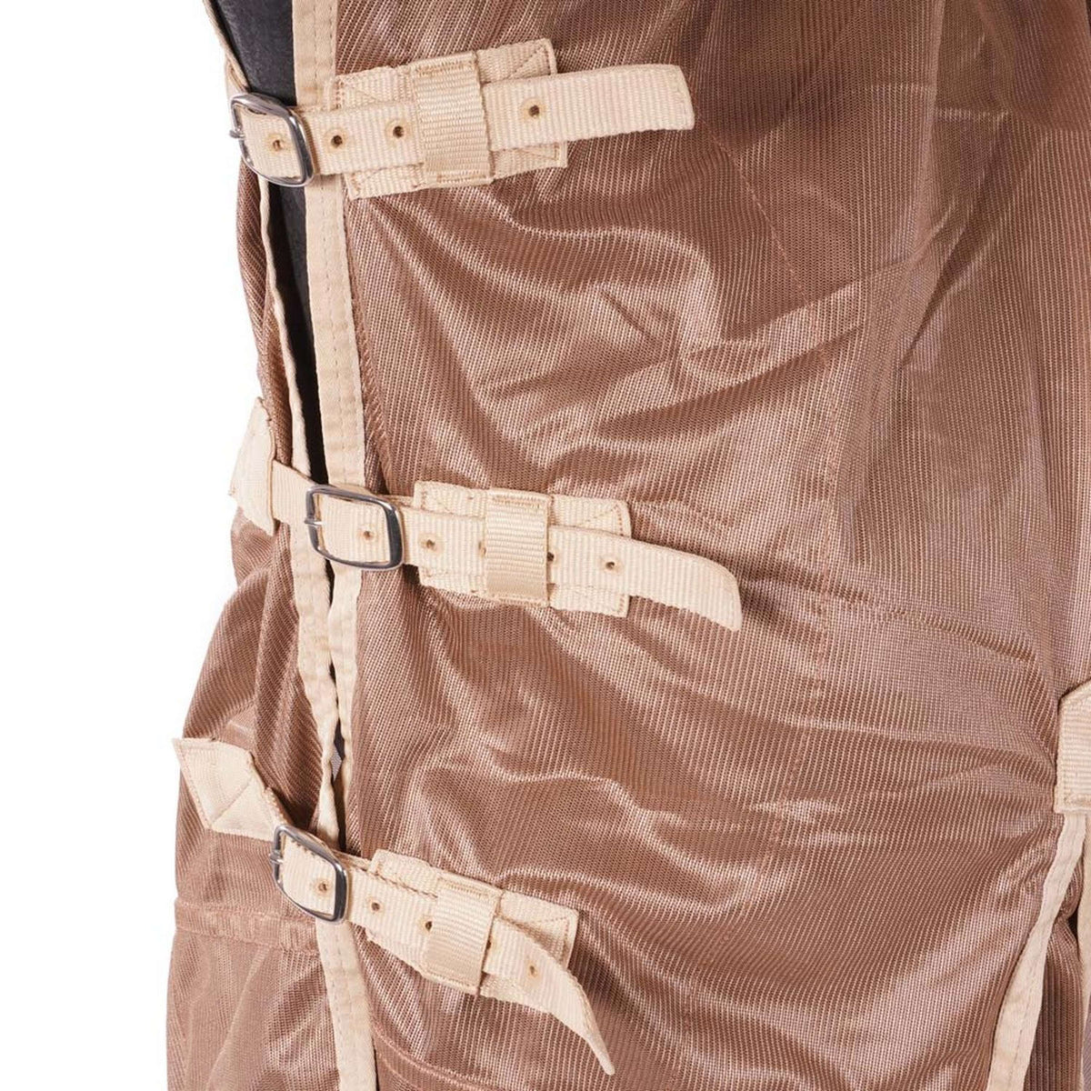 Premiere Manta Antimoscas Malla de Poliéster con Cuello Taupe