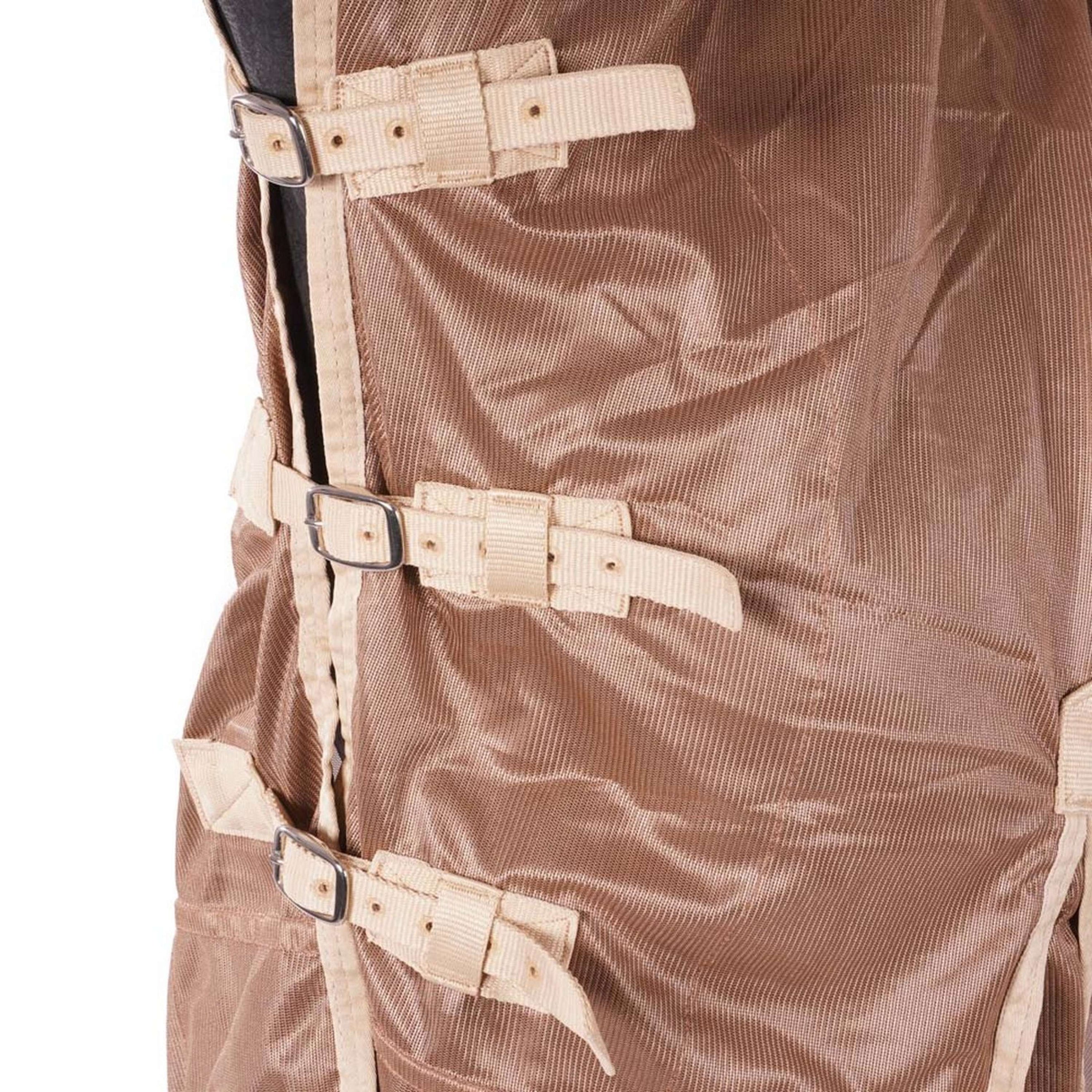 Premiere Manta Antimoscas Malla de Poliéster con Cuello Taupe