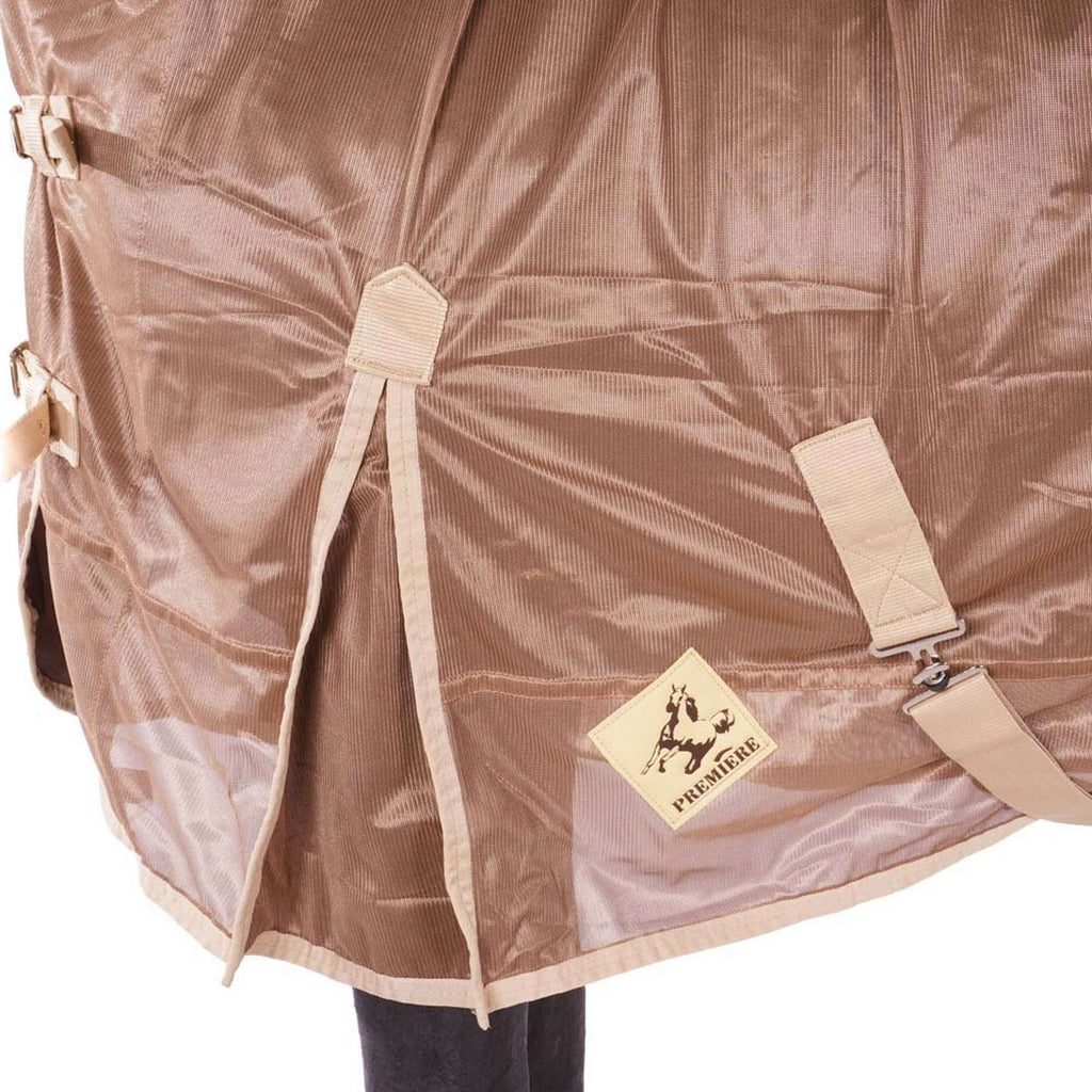 Premiere Manta Antimoscas Malla de Poliéster con Cuello Taupe
