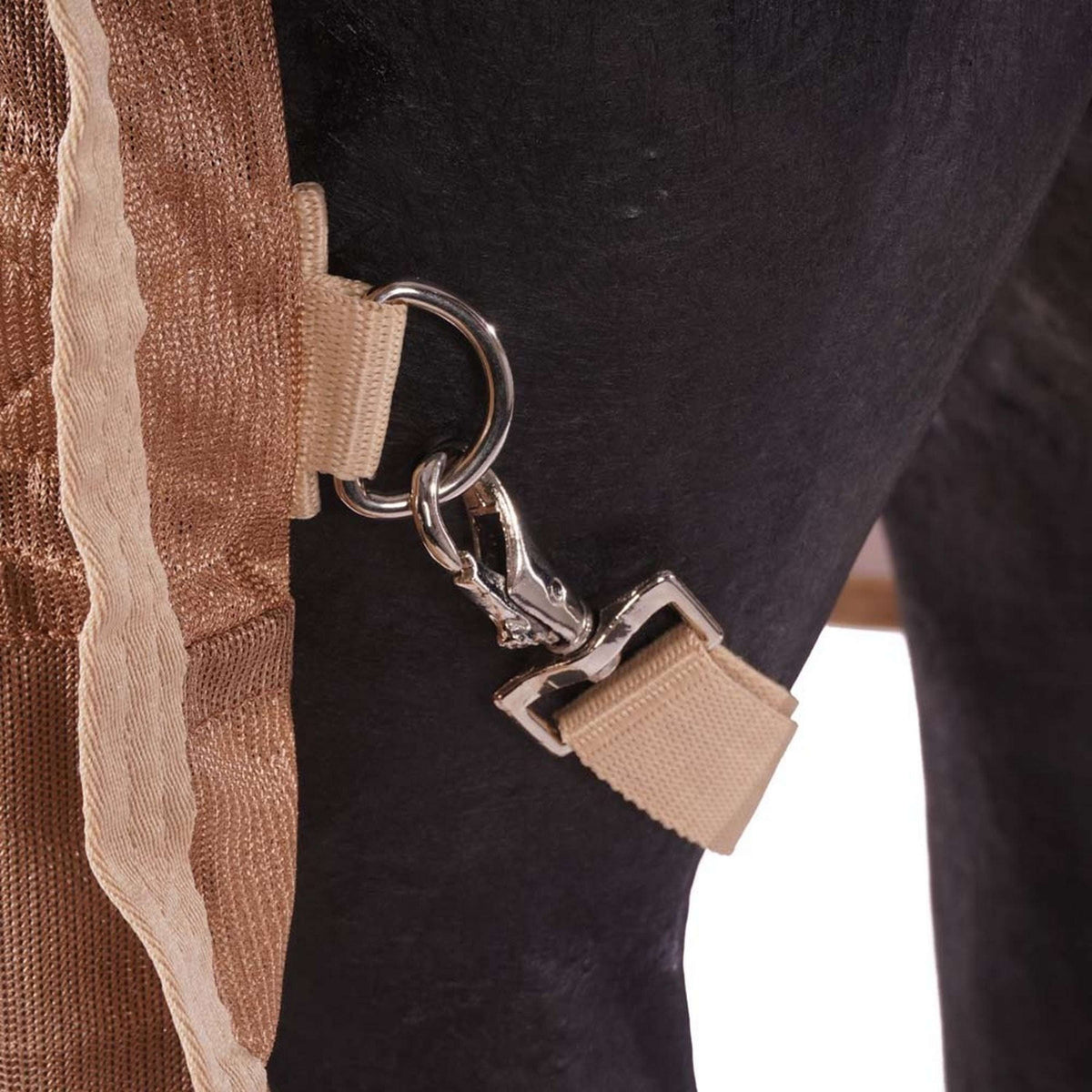 Premiere Manta Antimoscas Malla de Poliéster con Cuello Taupe