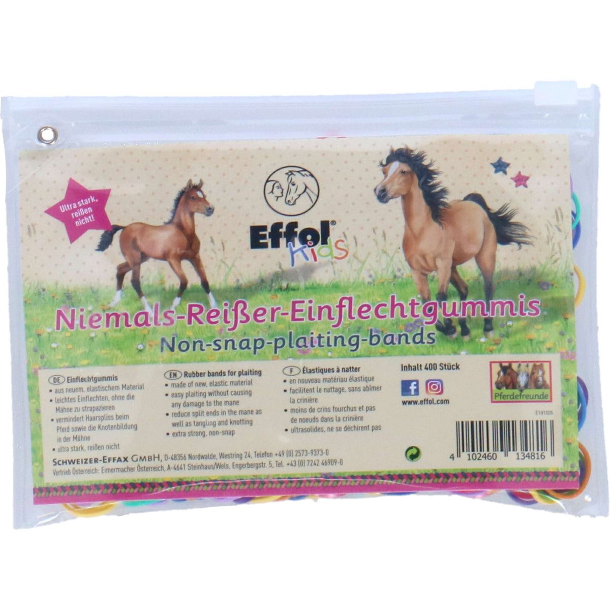 Effol Elásticos para Crines Arcoiris