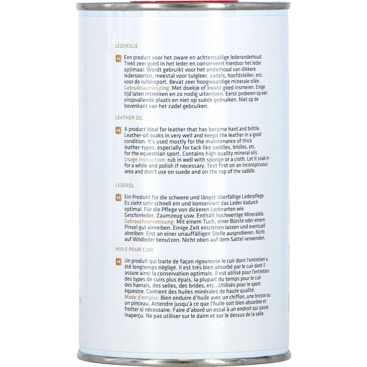 Rapide Aceite para Cuero Blanco