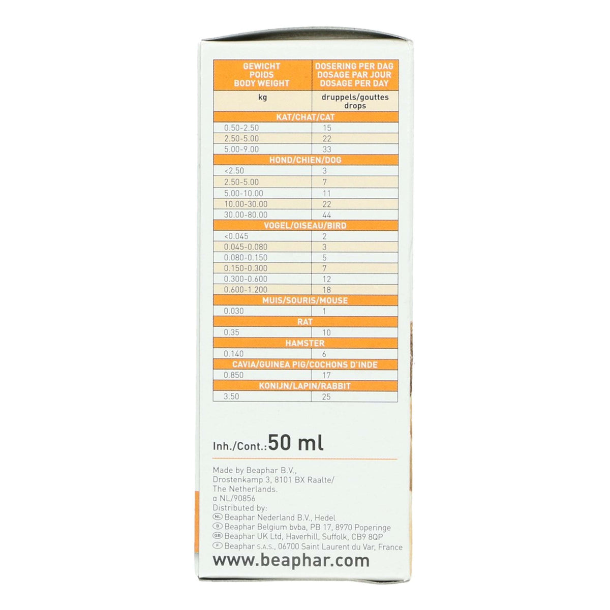 Beaphar B Complejo de Vitamina B
