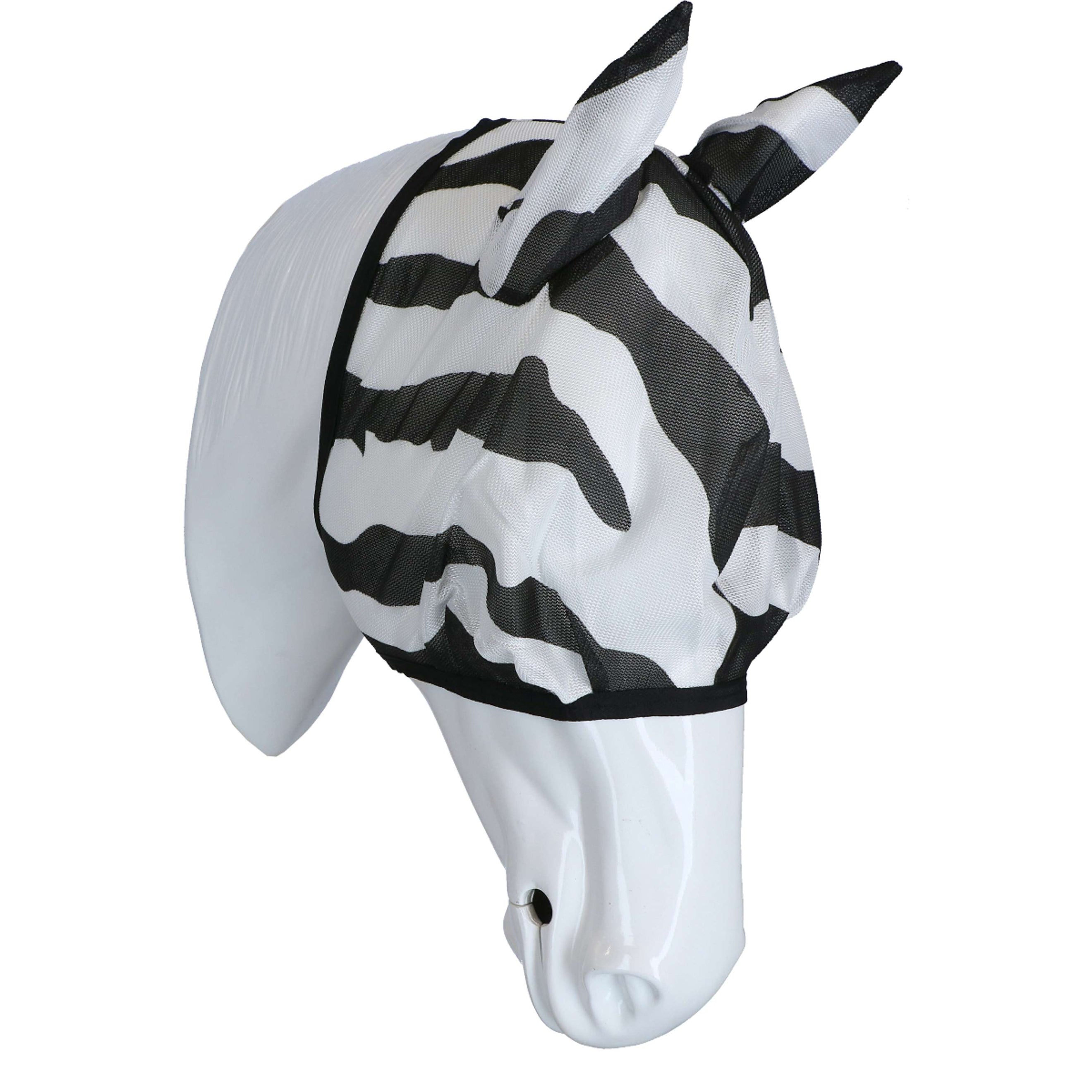 Bucas Buzz-Off Fly Mask Zebra Bucas Buzz-Off Fly Mask Zebra