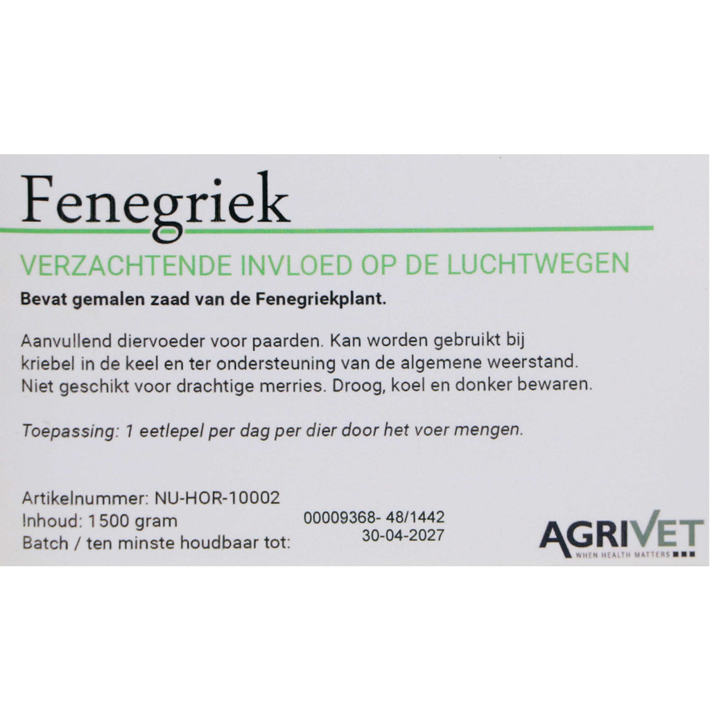 Agrivet Fenogreco