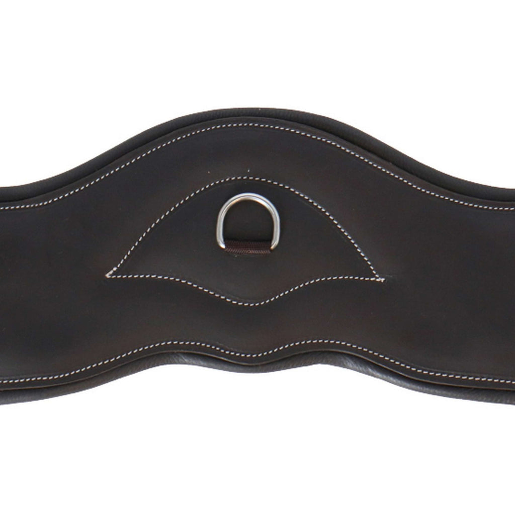 HORKA Cincha de doma Cuero Marron/Plata/Gris