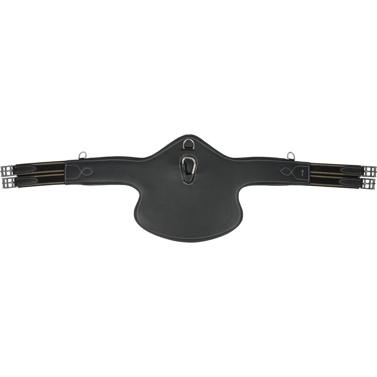 HORKA Cincha con protector abdominal Negro/Plata