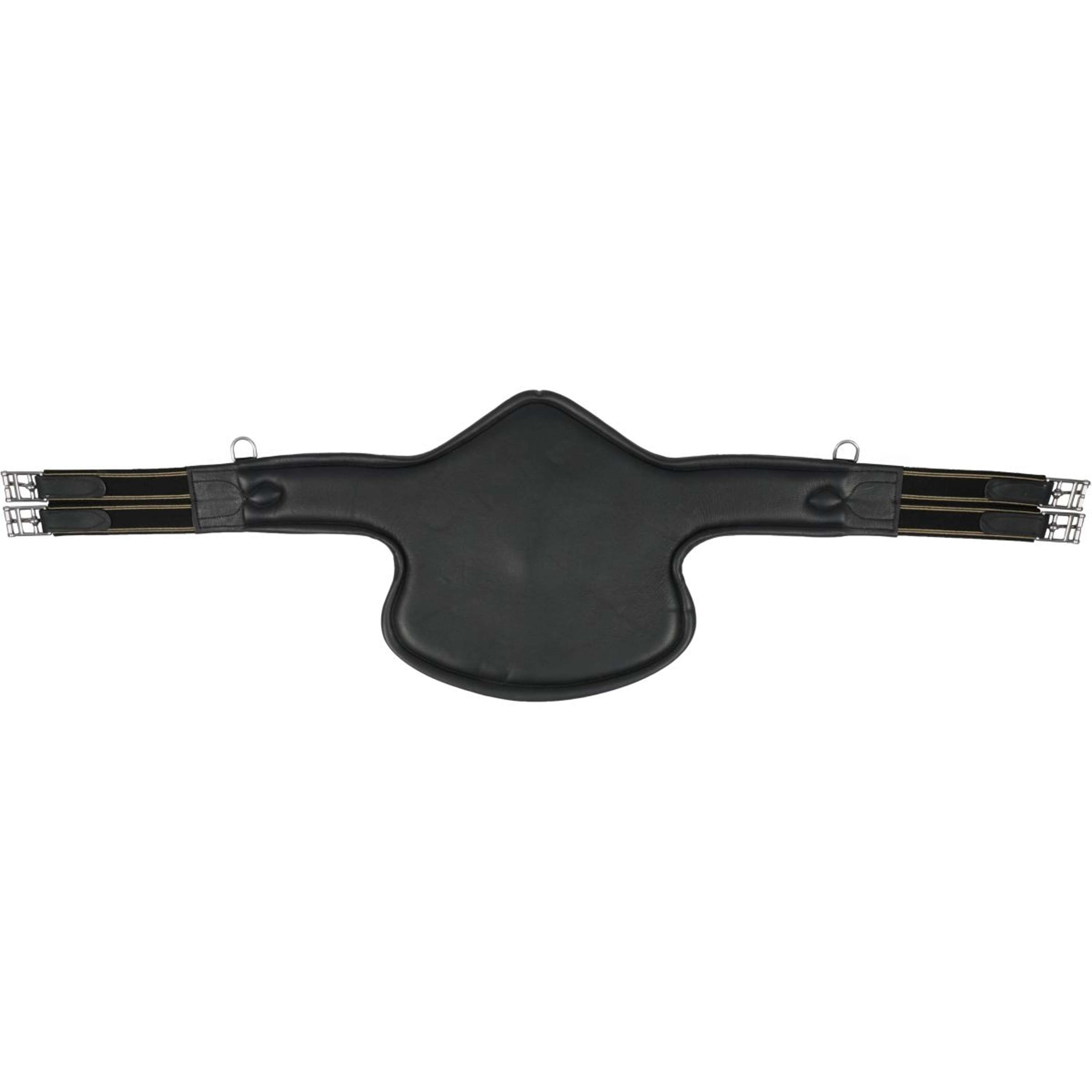 HORKA Cincha con protector abdominal Negro/Plata