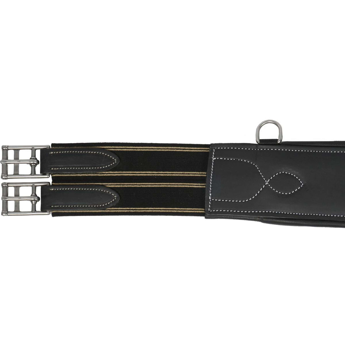 HORKA Cincha con protector abdominal Negro/Plata