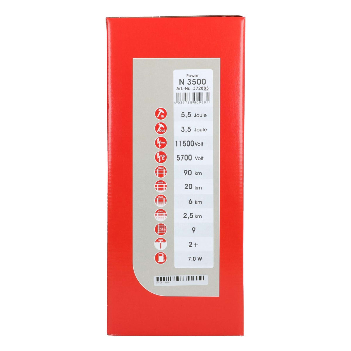 Ako Dispositivo de cerca eléctrica Power N3500 3,5 Joule