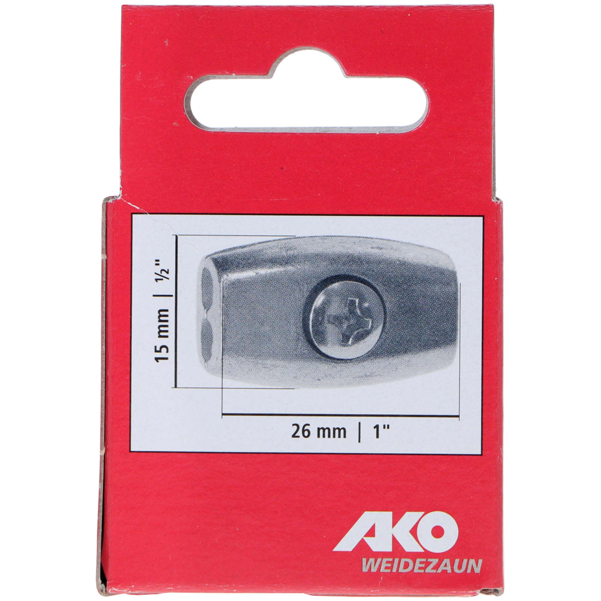 Ako Abrazadera para Cuerda Galvanizada 2,5mm 5 Unidades