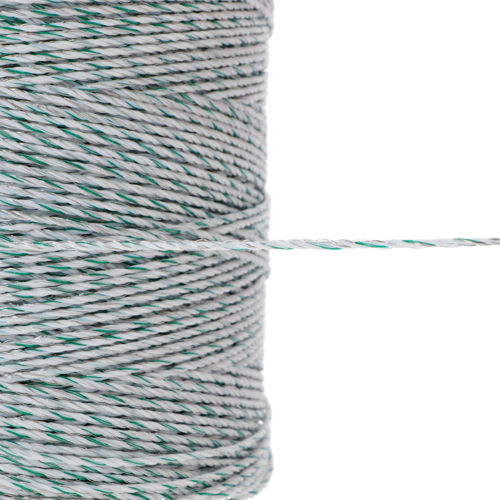 Ako Alambre para Cercas Premiumline Blanco/Verde