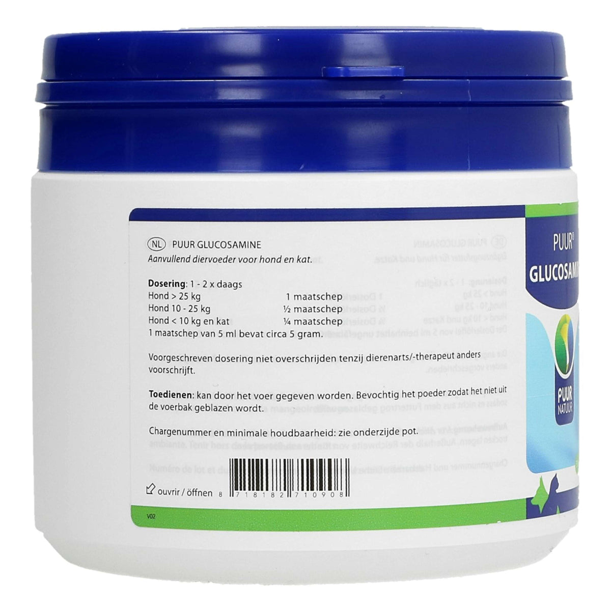 Puur Natuur Glucosamina Perro y Gato