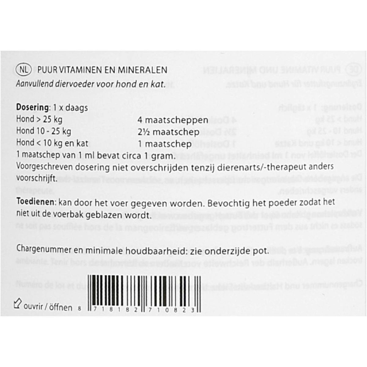 Puur Natuur Vitaminas Minerales Perro/Gato