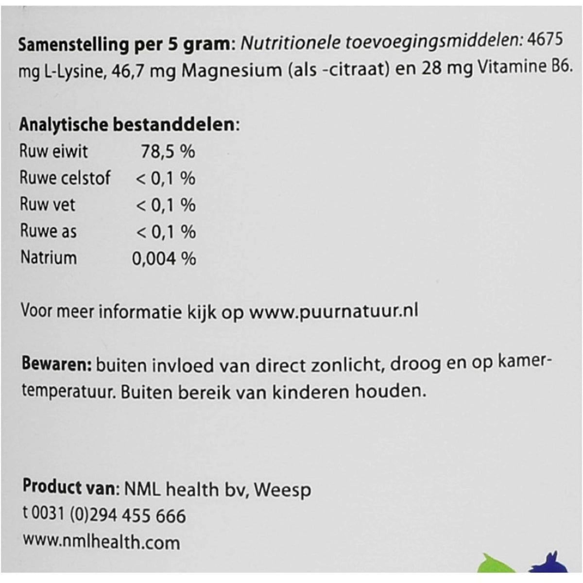 PUUR L-Lysine Caballo y Pony
