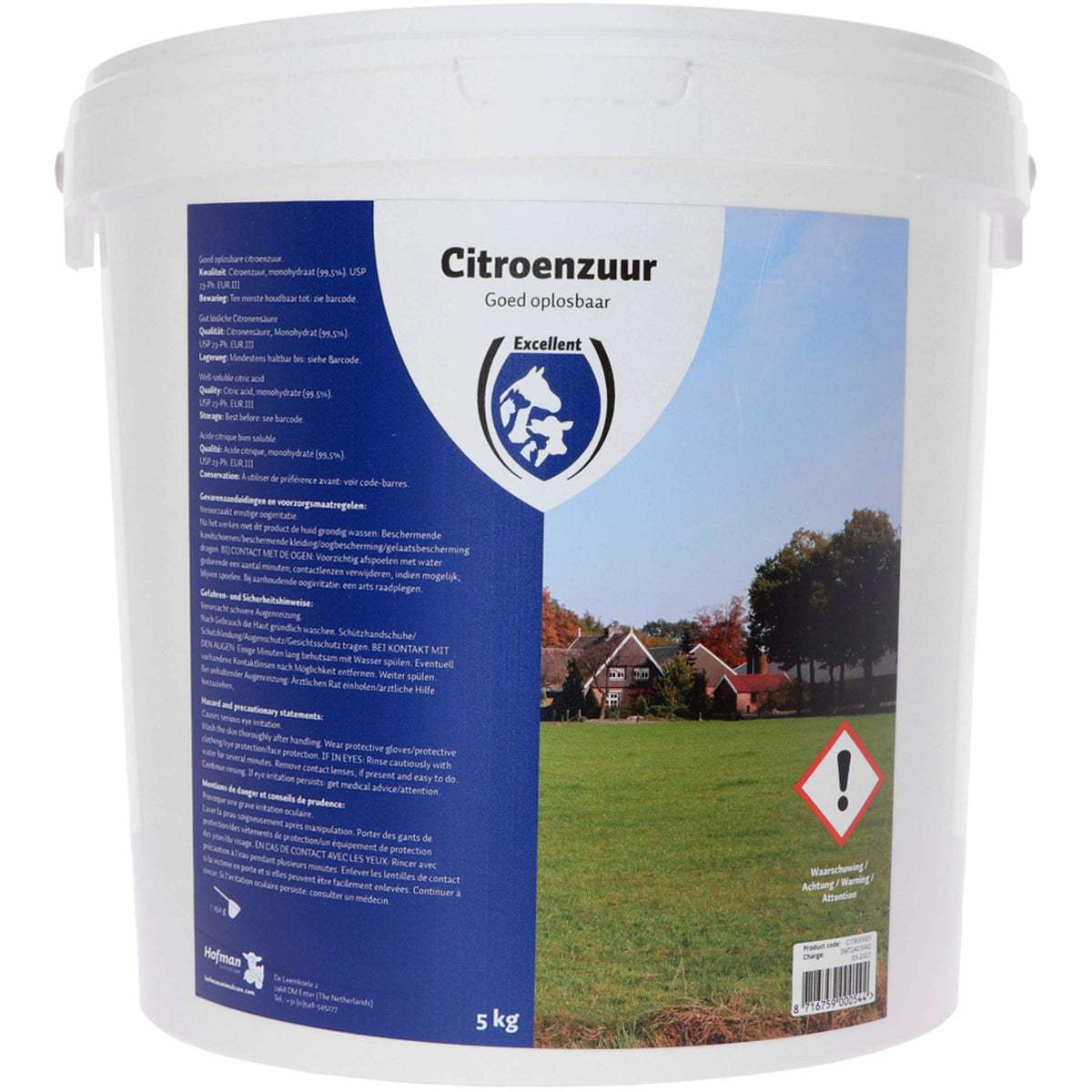 Excellent Ácido Cítrico 99,5% Feed