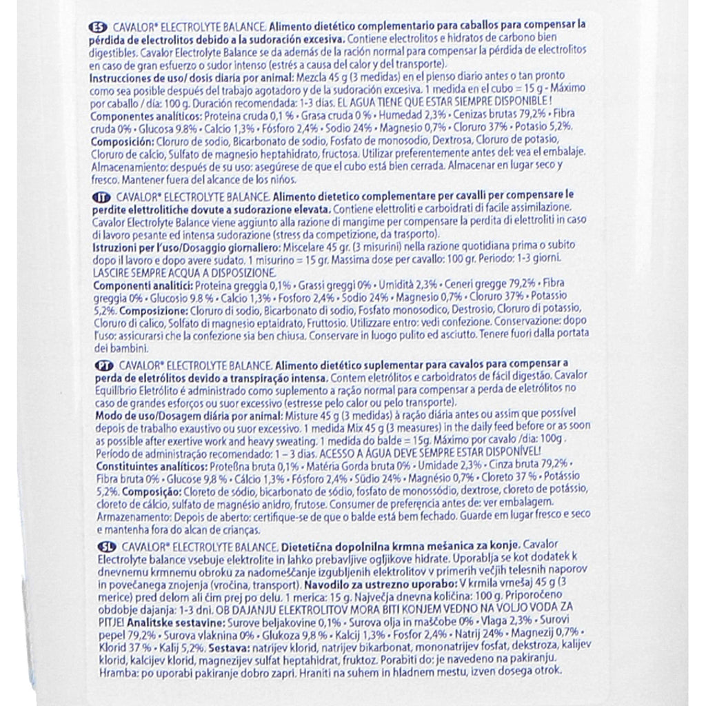 Cavalor Electrolitos Electolyte Balance