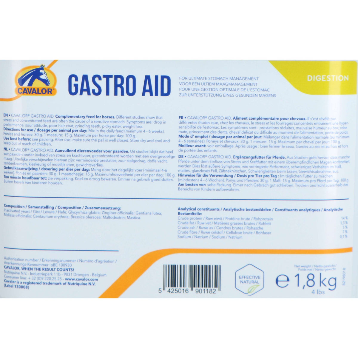 Cavalor Protector de Estómago Gastro Aid