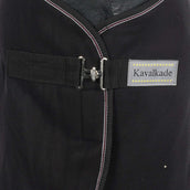 Kavalkade Manta para el sudor Ecoline Fleece Negro