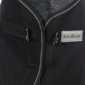 Kavalkade Manta para el sudor Ecoline Fleece Negro