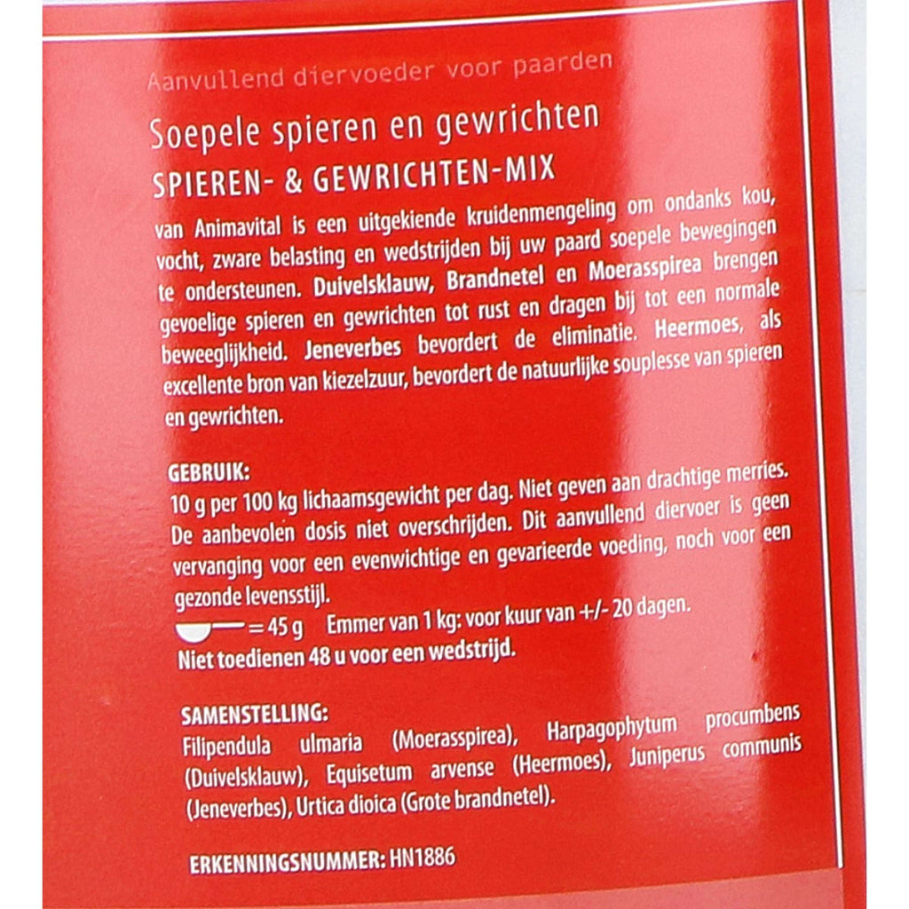 Animavital Mezcla para Músculos y Articulaciones