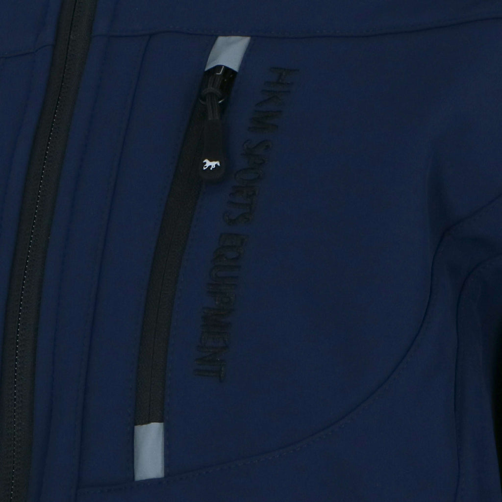 HKM Softshelljack Sport Azul oscuro