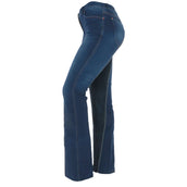 HKM Pantalón de Equitación Summer Denim Azul jeans/Azul oscuro