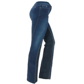 HKM Pantalón de Equitación Summer Denim Azul jeans/Azul oscuro
