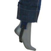 HKM Pantalón de Equitación Summer Denim Azul jeans/Azul oscuro