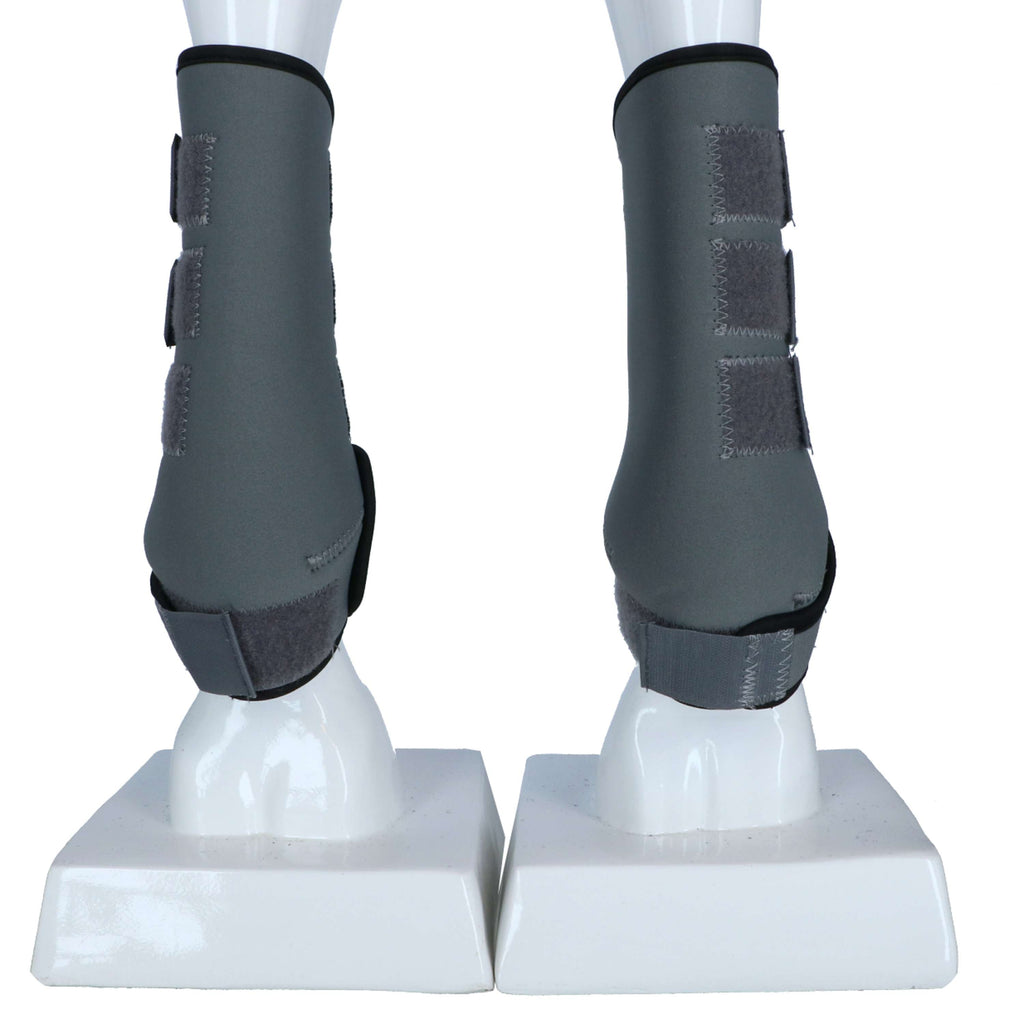 HKM Protectores de piernas Colour Neopreno Gris/Negro