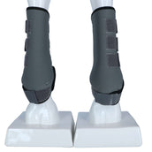 HKM Protectores de piernas Colour Neopreno Gris/Negro