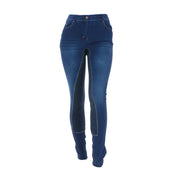 HKM Pantalones de Equitación Summer Denim Jeans azul